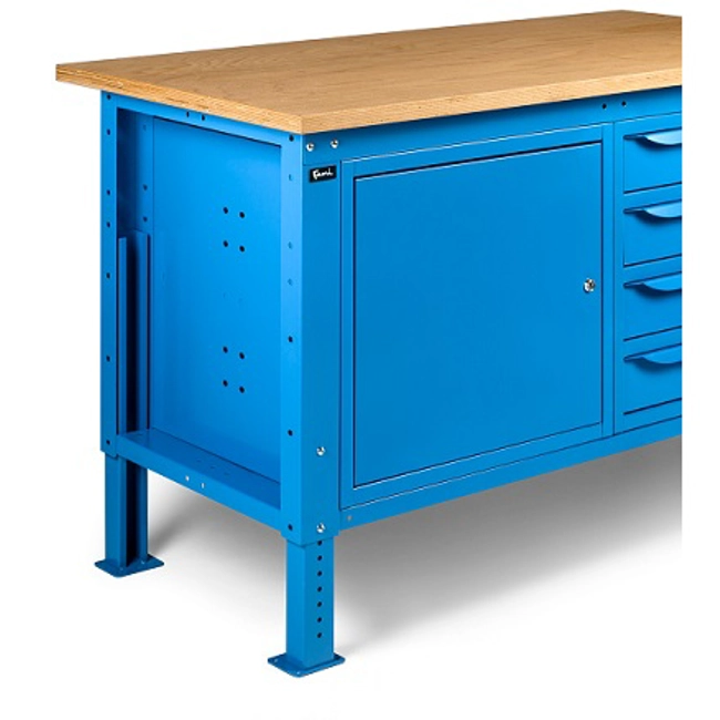 Vendita online Banco Work Up 1510 piano Multiplex mm.1500x750x732/1107H - Blu RAL5012